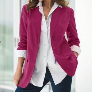 Jessica London Boyfriend Blazer NWT Size 28